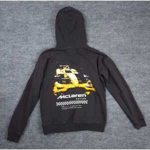 McLaren F1 Racing Hoodie Teens 15/16 Black Graphic Double Sided